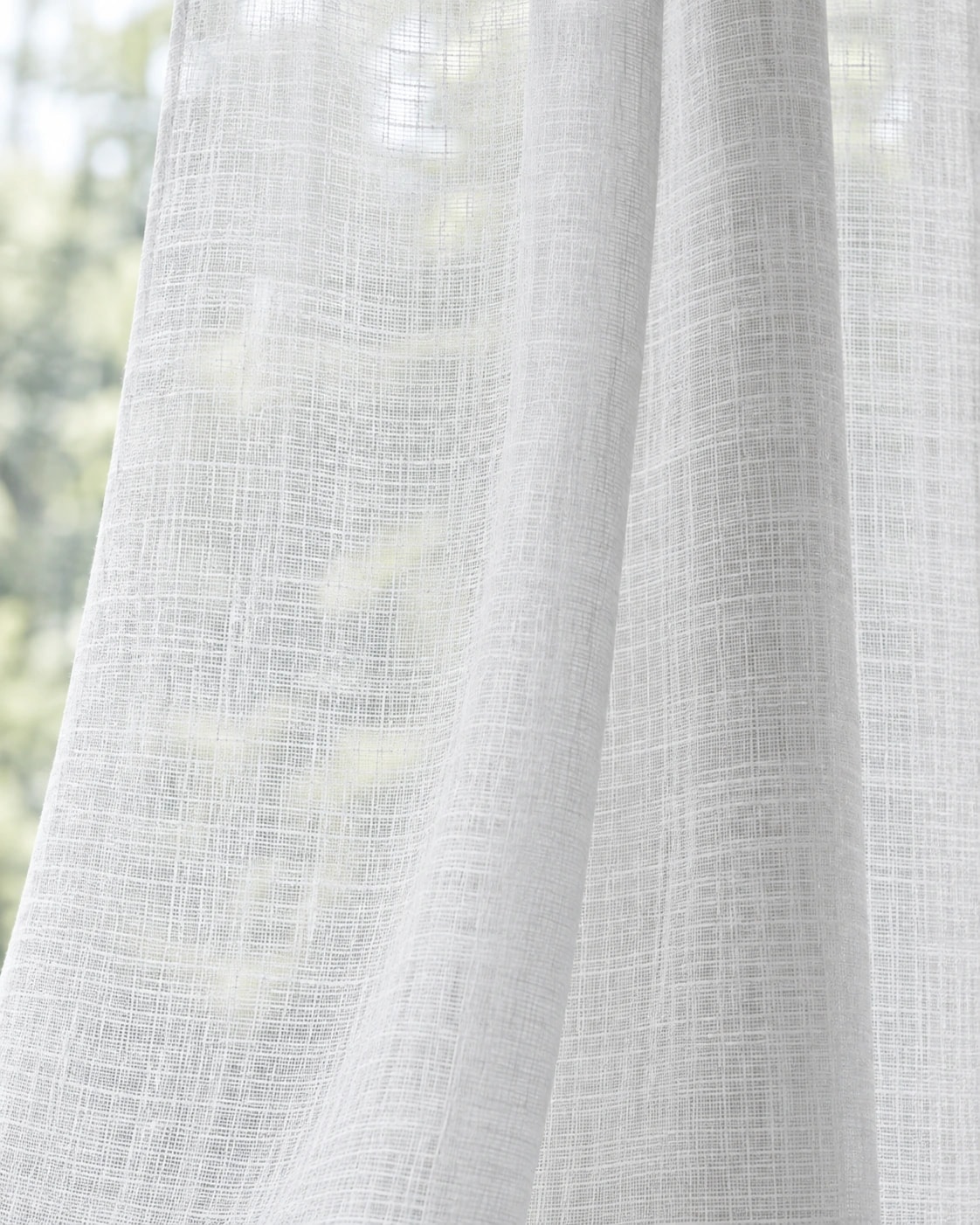 White fabric in soft folds