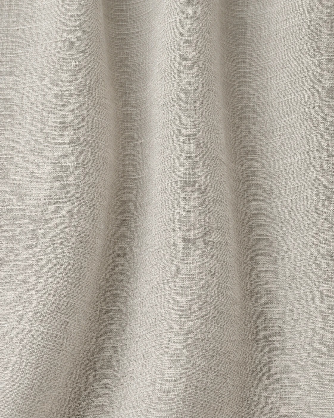 Desized fabric in soft folds